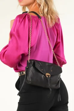 Clearance Vanessa Bruno Leather Schoudertas Othilia Small | Black... | | Little Soho