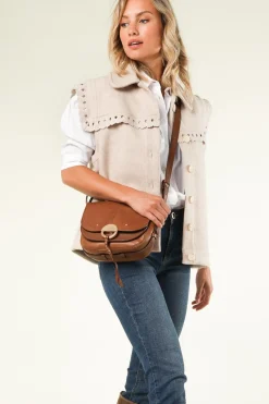 Clearance Vanessa Bruno Leather Shoulder Bag Havane | Camel... | | Little Soho