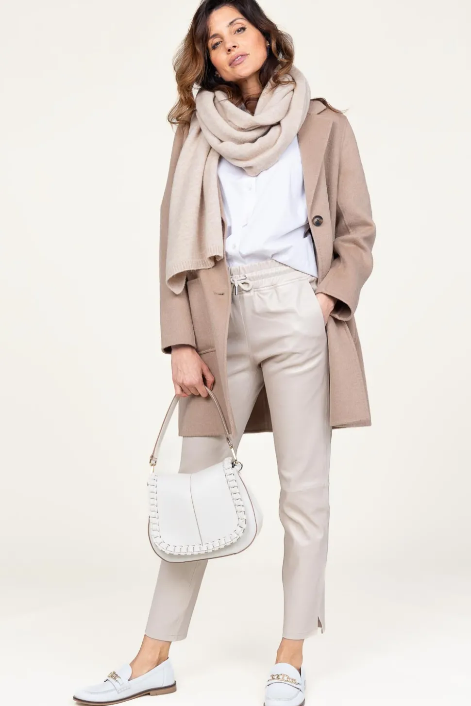 Store Gianni Chiarini Leather Shoulder Bag Helena | Natural... | | Little Soho