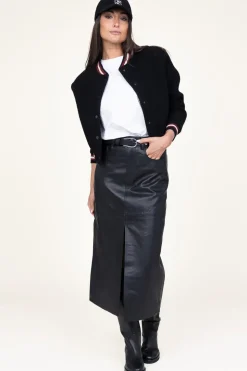Hot Co'Couture Leather Skirt Phoebe | Black... | | Little Soho