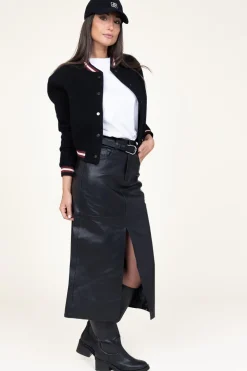 Hot Co'Couture Leather Skirt Phoebe | Black... | | Little Soho