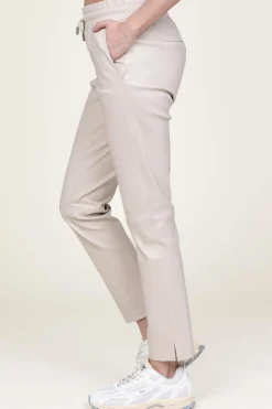 Cheap STUDIO AR Leather Stretch Jogger Naomi | Natural... | | Little Soho