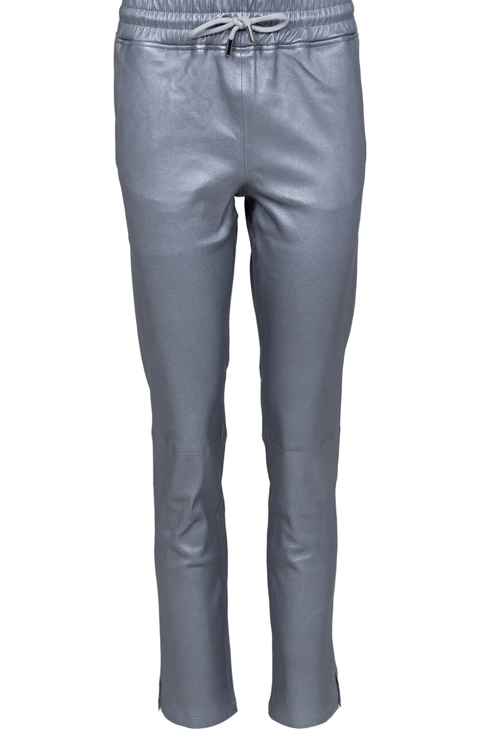 Best STUDIO AR Leather Stretch Jogger Naomi | Silver... | | Little Soho