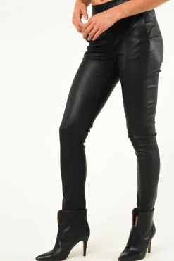 Fashion Dante 6 Leather Stretch Leggings Lebon | Black... | | Little Soho