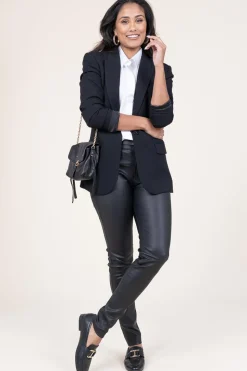 Store Ibana Leather Stretch Pants Passion | Black... | | Little Soho