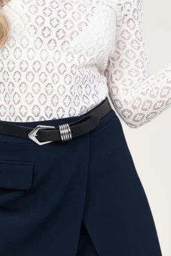 Outlet IRO Leather Waist Belt Sugar | Black... | | Little Soho