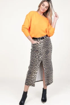 Outlet Co'Couture Leopard Print Maxi Skirt Leo | Animal Print... | | Little Soho