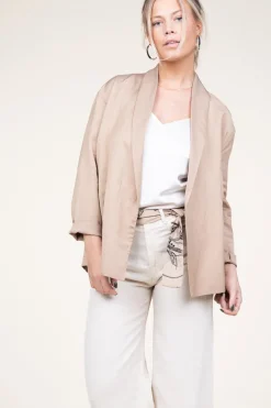 Cheap Kocca Linen Blend Jacket Erianna | Beige... | | Little Soho