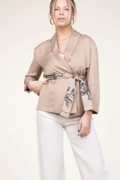 Cheap Kocca Linen Blend Jacket Erianna | Beige... | | Little Soho