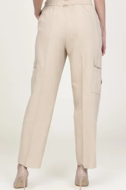 Sale Twinset Linen Cargo Pants Valentina | Beige... | | Little Soho
