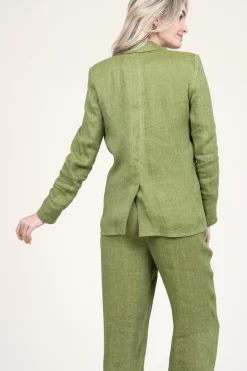 Best Sale Louizon Linen Mix Blazer Nadjo | Green... | | Little Soho