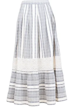 Cheap Stella Forest Linen Mix Maxi Skirt Fiorella | Black... | | Little Soho