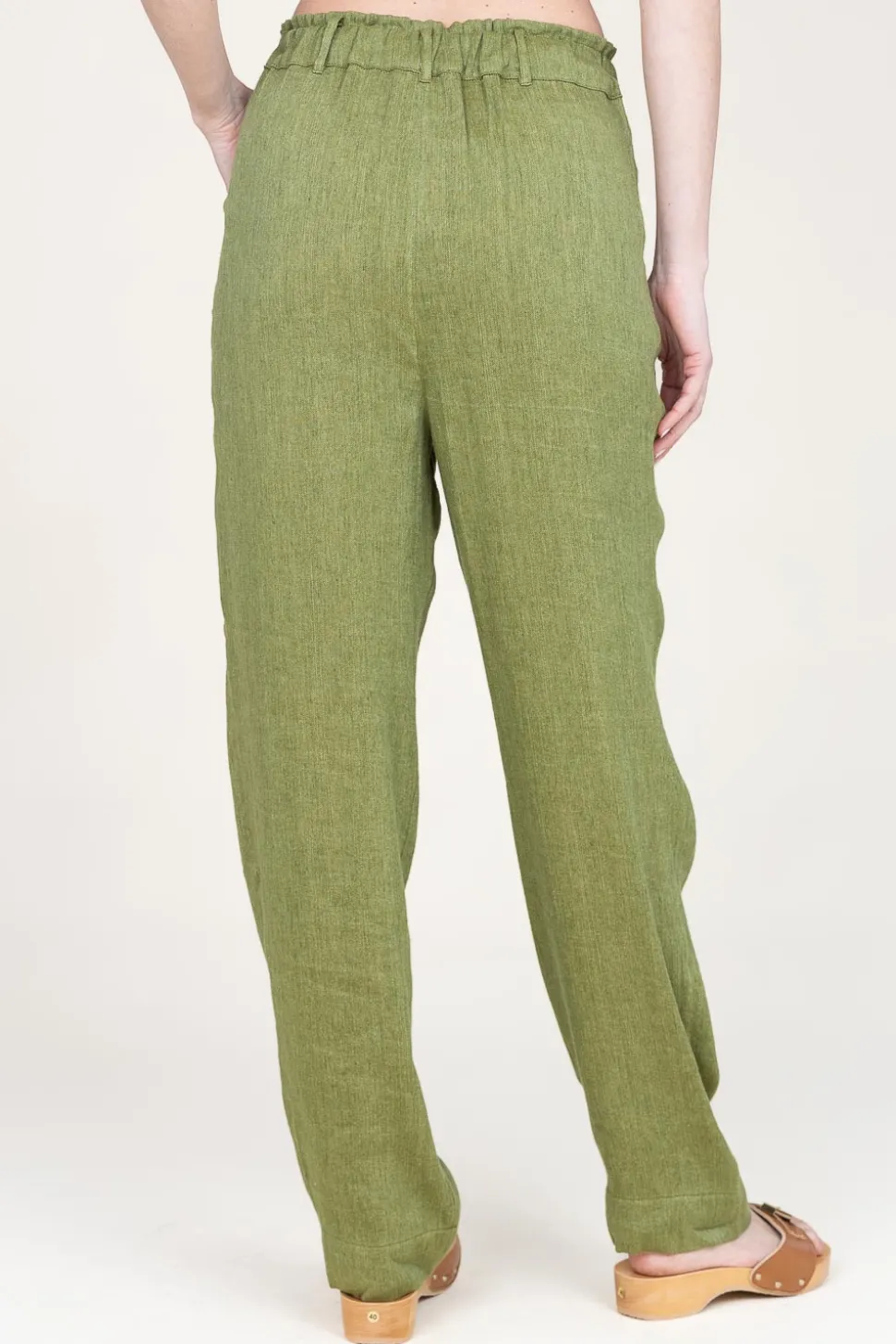 Sale Louizon Linen Mix Trousers Nadere | Green... | | Little Soho