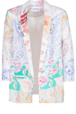 Flash Sale Est'Seven Linen Patchwork Blazer Araz | Multi... | | Little Soho