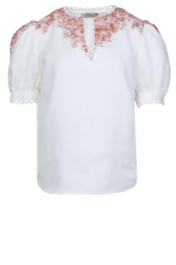 Cheap Twinset Linen Top Maya | Natural... | | Little Soho