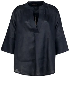 New Greek Archaic Kori Linen Top Sena | Black... | | Little Soho