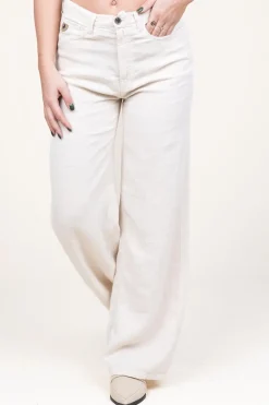 Best Lois Jeans Linen Trousers Skater | Ecru... | | Little Soho