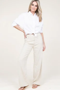 Discount Lois Jeans Linen Trousers Skater | Natural... | | Little Soho