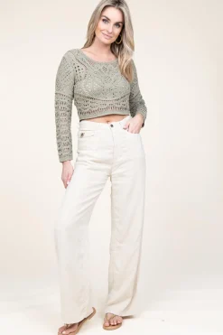 Discount Lois Jeans Linen Trousers Skater | Natural... | | Little Soho