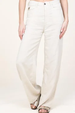 Discount Lois Jeans Linen Trousers Skater | Natural... | | Little Soho