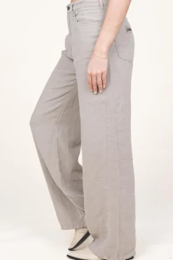Cheap Lois Jeans Linen Trousers Skater | Taupe... | | Little Soho