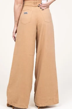Cheap Lois Jeans Linen Wide Leg Pants Marlene | Camel... | | Little Soho