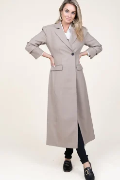 Clearance Second Female Long Coat Maxine | Beige... | | Little Soho