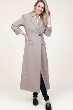 Clearance Second Female Long Coat Maxine | Beige... | | Little Soho