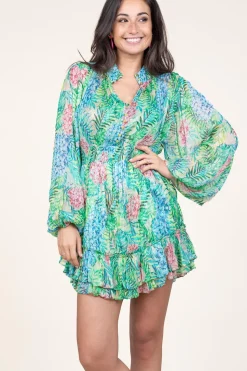 Clearance Ibana Lurex Dress With Print Dax | Green... | | Little Soho