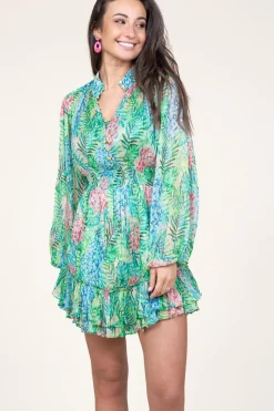 Clearance Ibana Lurex Dress With Print Dax | Green... | | Little Soho