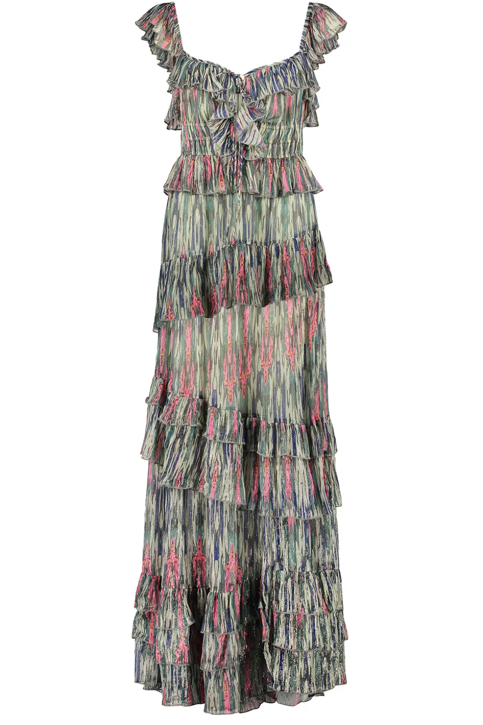 Flash Sale Ibana Lurex Maxi Dress With Print Danessa | Multi... | | Little Soho