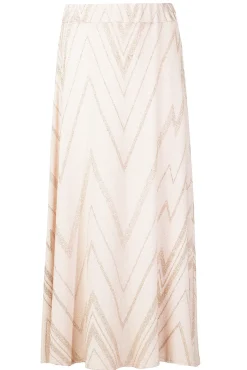 Clearance Liu Jo Lurex Midi Skirt Santa Maria | Nude... | | Little Soho