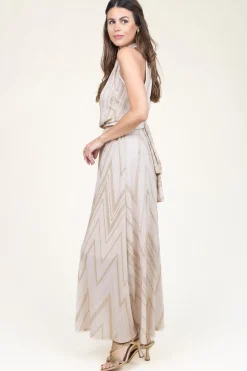 Clearance Liu Jo Lurex Midi Skirt Santa Maria | Nude... | | Little Soho