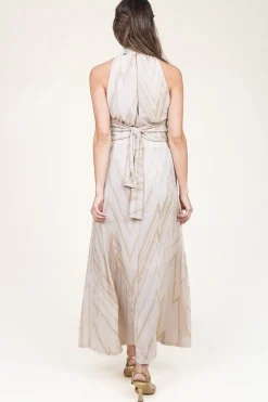 Clearance Liu Jo Lurex Midi Skirt Santa Maria | Nude... | | Little Soho