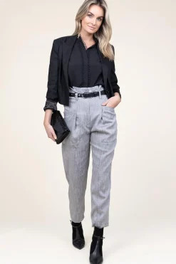 Best Sale Copenhagen Muse Lyocell Blouse With Lace Molly | Black... | | Little Soho