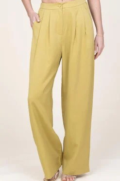 Clearance Suncoo Lyocell Pleated Trousers Jicky | Green... | | Little Soho