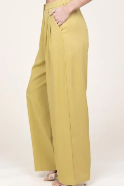 Clearance Suncoo Lyocell Pleated Trousers Jicky | Green... | | Little Soho