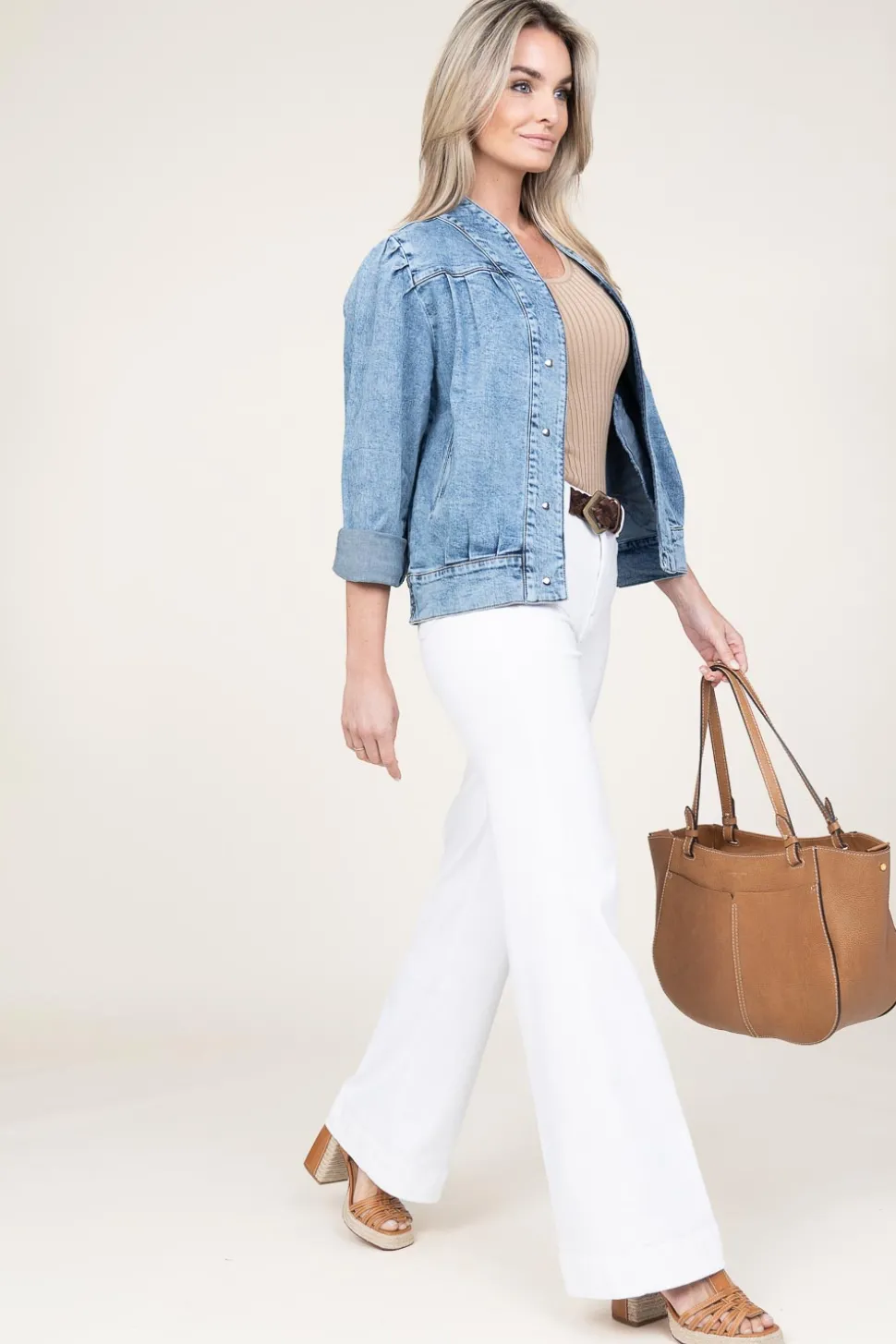 Store Herskind Lyocell Tricot Top Trippa | Beige... | | Little Soho