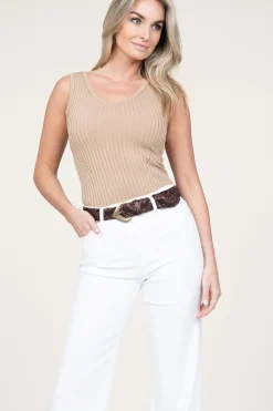 Store Herskind Lyocell Tricot Top Trippa | Beige... | | Little Soho