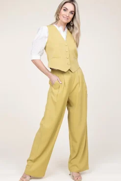 Best Suncoo Lyocell Waistcoat Gina | Green... | | Little Soho