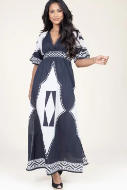 Cheap Scarlett Poppies Maxi Dress Shade Of Light | Black... | | Little Soho