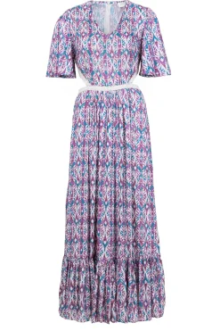 Online Louizon Maxi Dress With Cut-Outs Vermeil | Pink... | | Little Soho