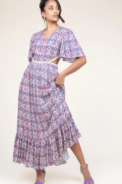 Online Louizon Maxi Dress With Cut-Outs Vermeil | Pink... | | Little Soho