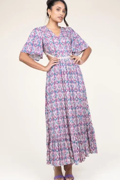 Online Louizon Maxi Dress With Cut-Outs Vermeil | Pink... | | Little Soho