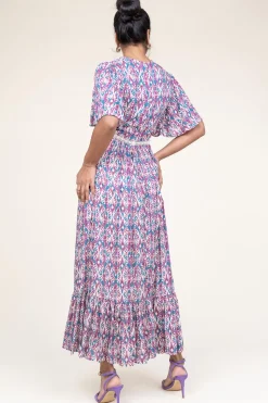 Online Louizon Maxi Dress With Cut-Outs Vermeil | Pink... | | Little Soho