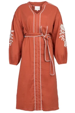 Cheap Stella Forest Maxi Dress With Embroidery Garbriella | Red... | | Little Soho