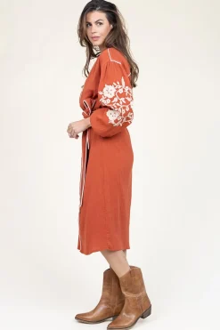 Cheap Stella Forest Maxi Dress With Embroidery Garbriella | Red... | | Little Soho