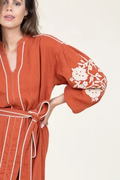 Cheap Stella Forest Maxi Dress With Embroidery Garbriella | Red... | | Little Soho