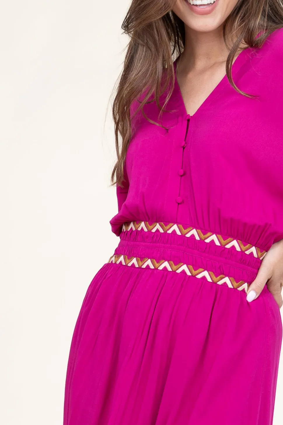 Cheap Dante 6 Maxi Dress With Embroidery Imperia | Pink... | | Little Soho