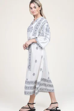 Best Stella Forest Maxi Dress With Embroidery Dorina | Natural... | | Little Soho